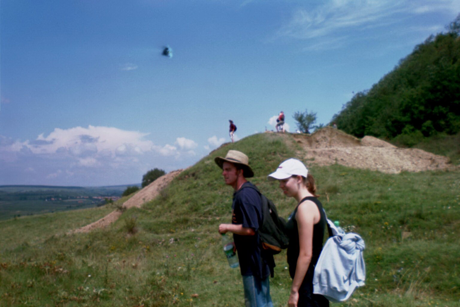 Side view of Tumulus and Tim and uh (God, I don't